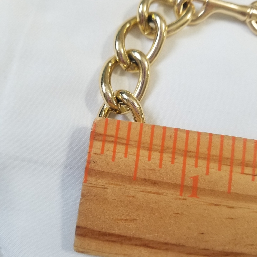 Coach Gold Chunky CC Bracelet - Picture 4 of 4